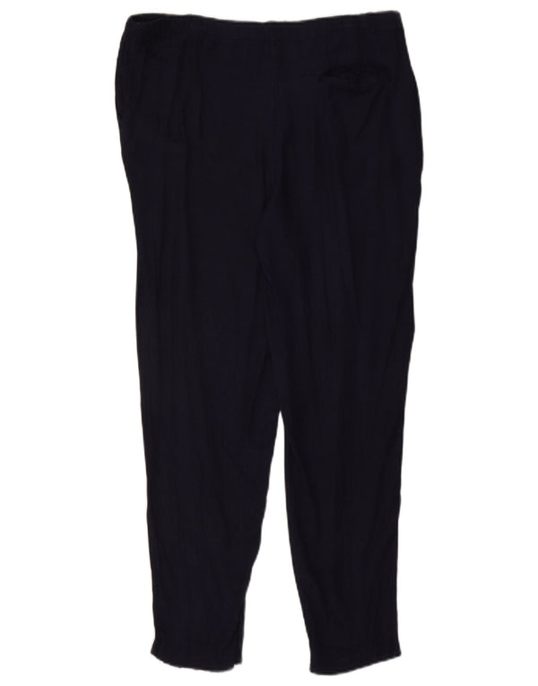 Pantalón Chino Cónico Massimo Dutti Mujer W32 L28 Azul Marino
