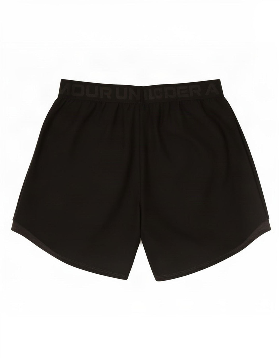 Under Armour Pantalones cortos deportivos con gráficos para hombre Poliéster negro mediano