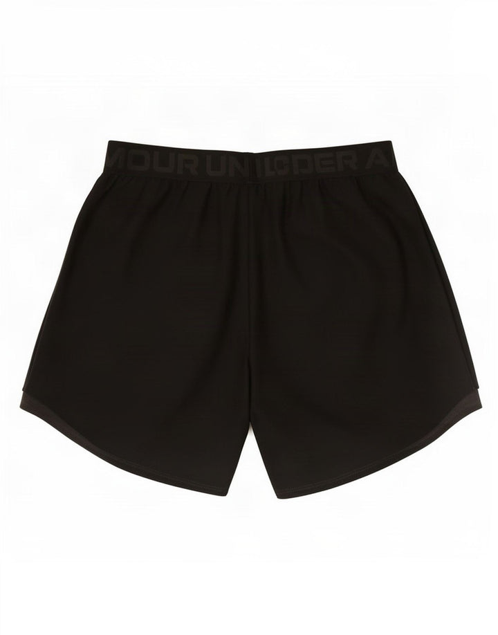 Under Armour Pantalones cortos deportivos con gráficos para hombre Poliéster negro mediano
