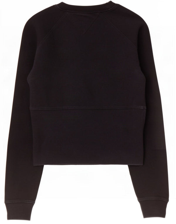Tommy Hilfiger Sudadera para mujer Jumper UK 12 Medium Negro