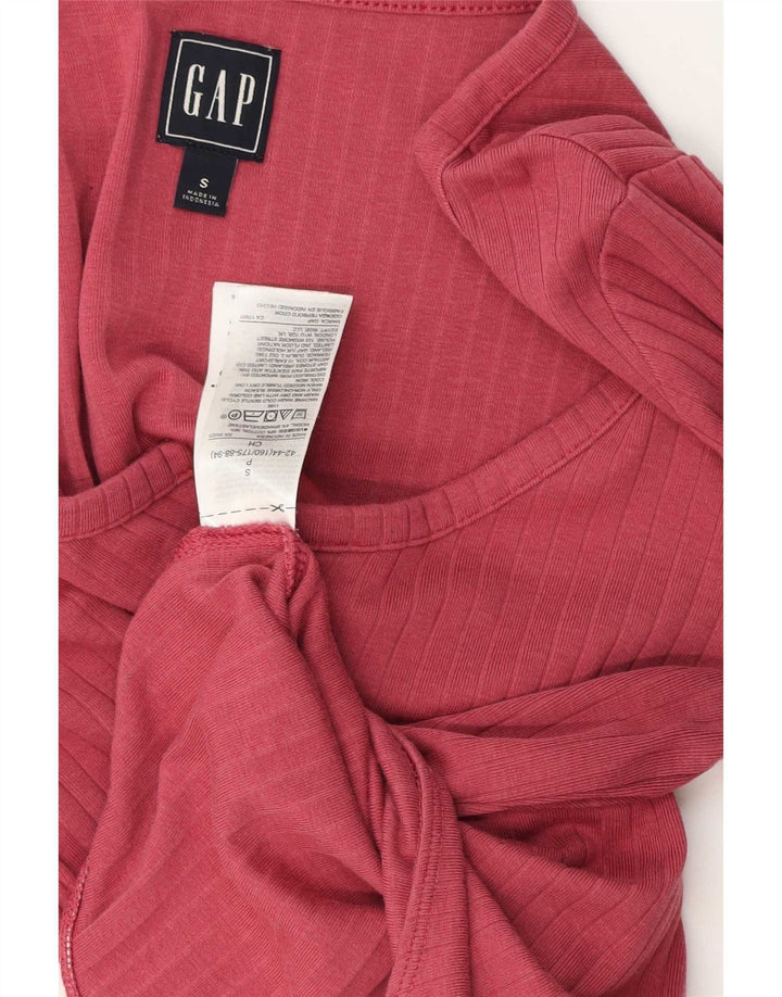Gap Body de manga larga para mujer UK 40 Small Pink Cotton