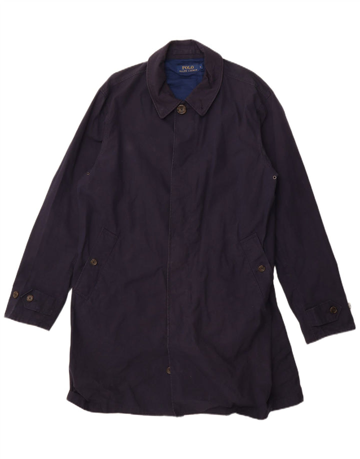 Polo Ralph Lauren Abrigo para mujer Reino Unido 16 Grande Azul marino Algodón