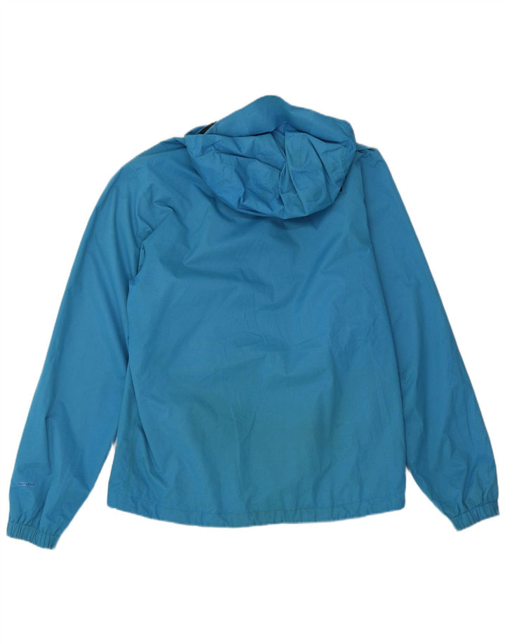 The North Face Chaqueta impermeable con capucha para hombre UK 38 Poliéster azul medio