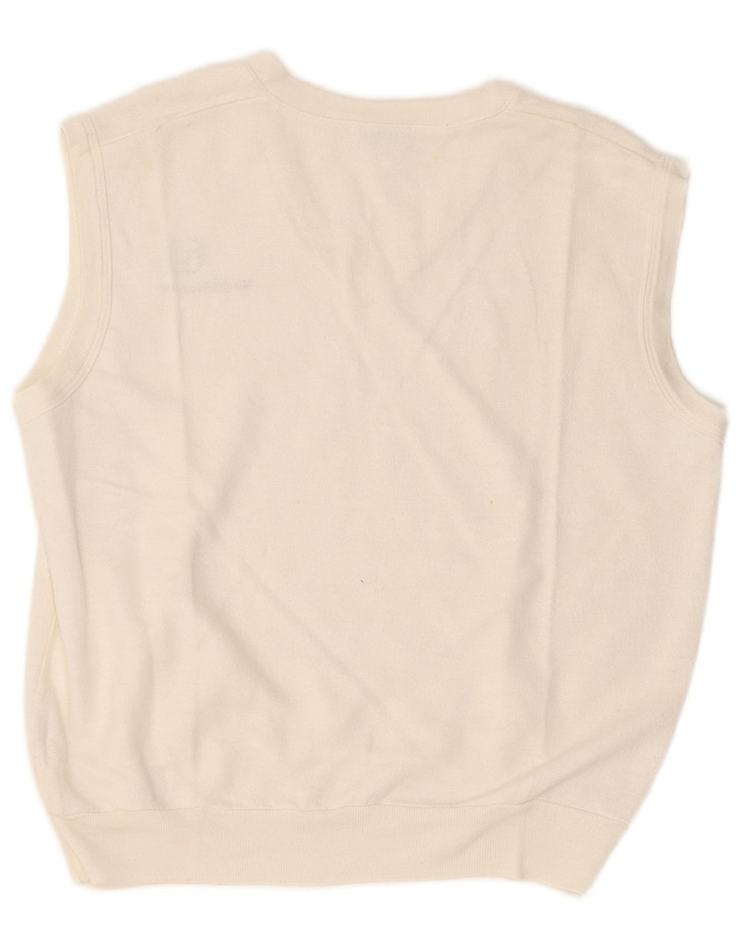 Sergio Tacchini Sudadera Sin Mangas Jumper Medium Blanco Acrílico Hombre