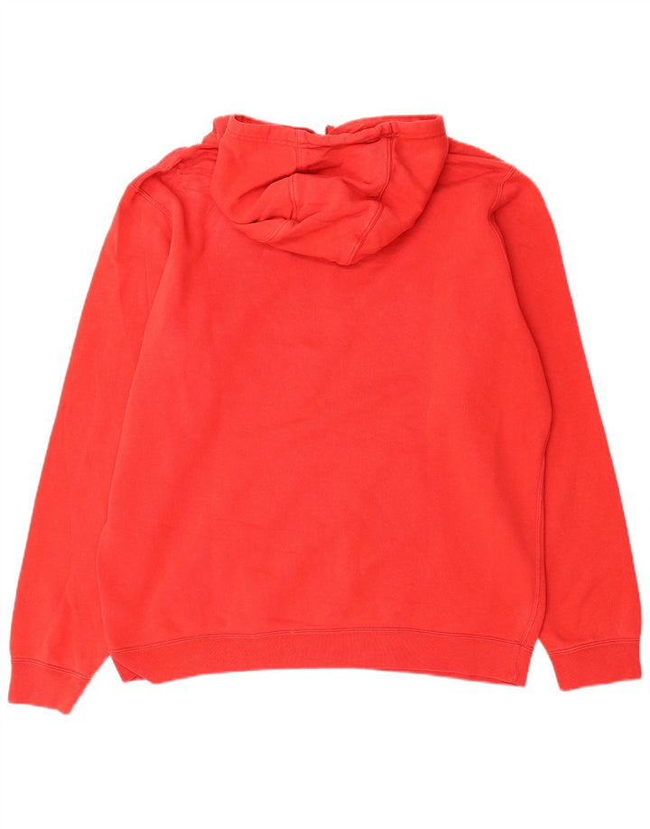 Nike - Sudadera con capucha para hombre, talla grande, color rojo, algodón