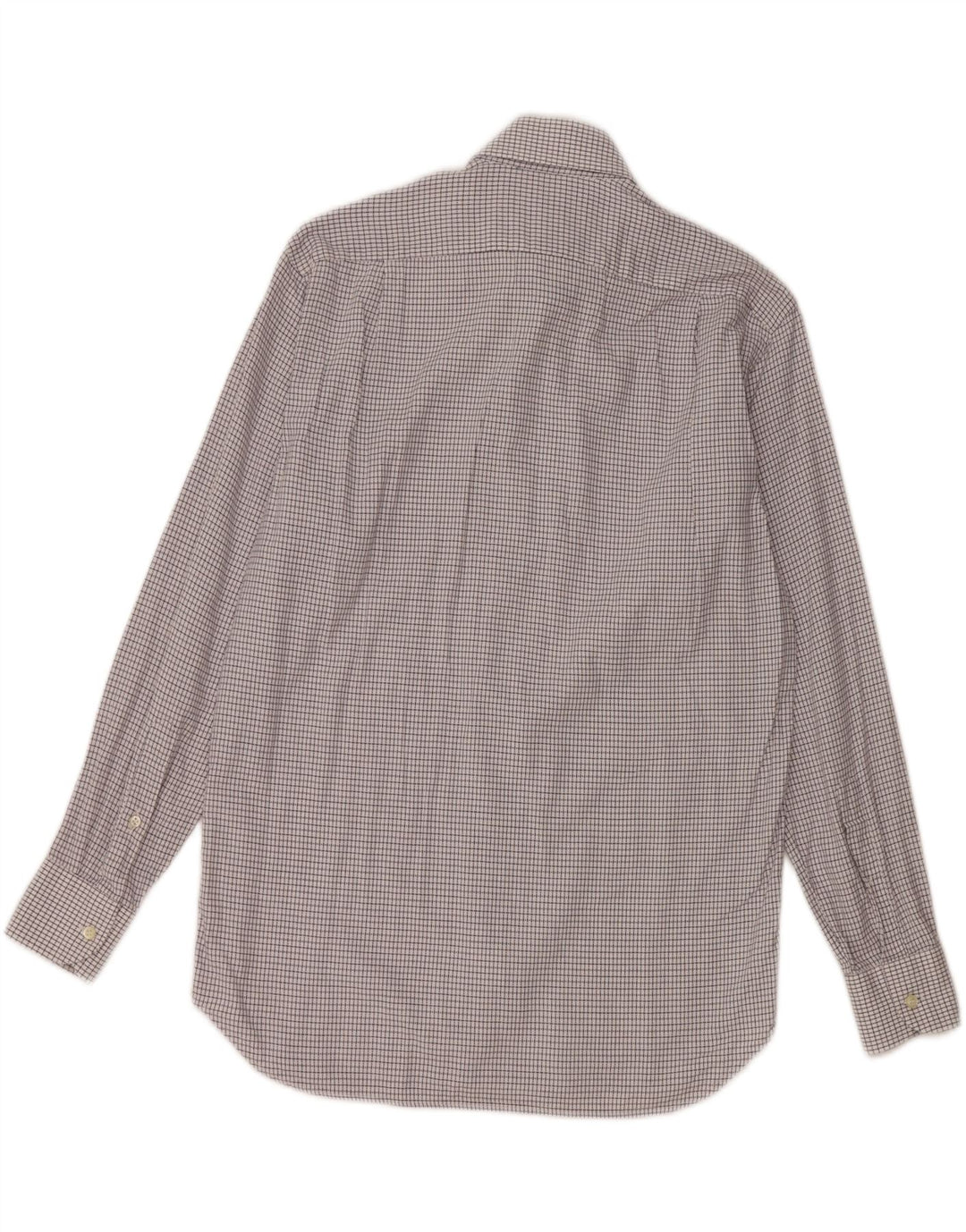 BROOKSFIELD Camisa para hombre talla 39 mediana a cuadros blancos