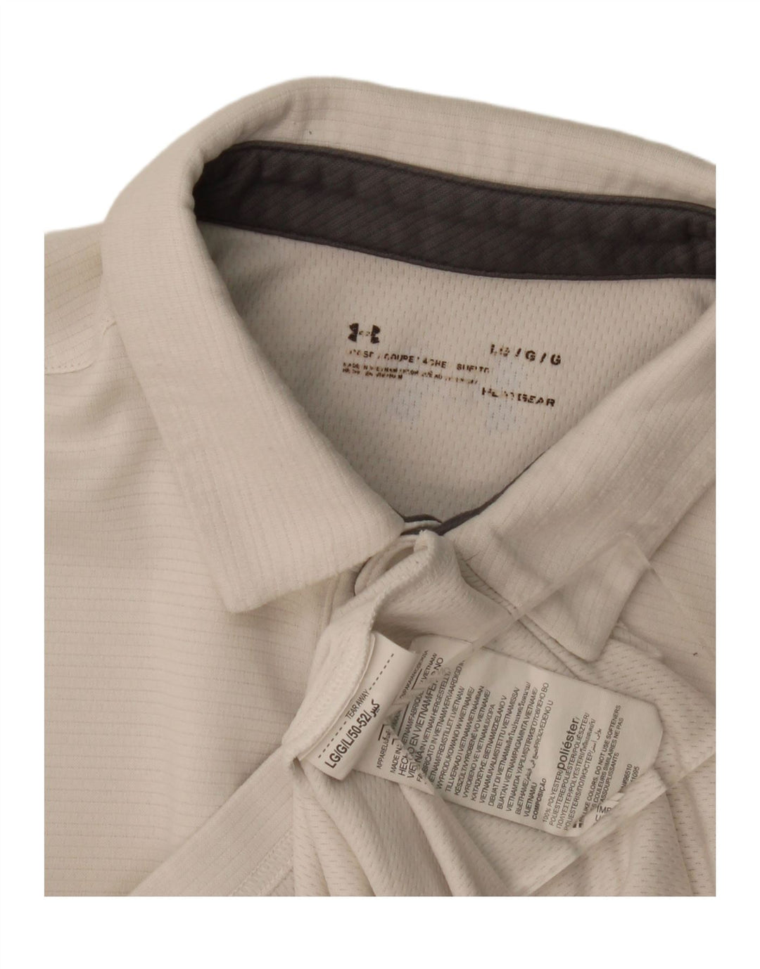 Polo Under Armour Hombre Grande Poliéster Blanco Deportivo