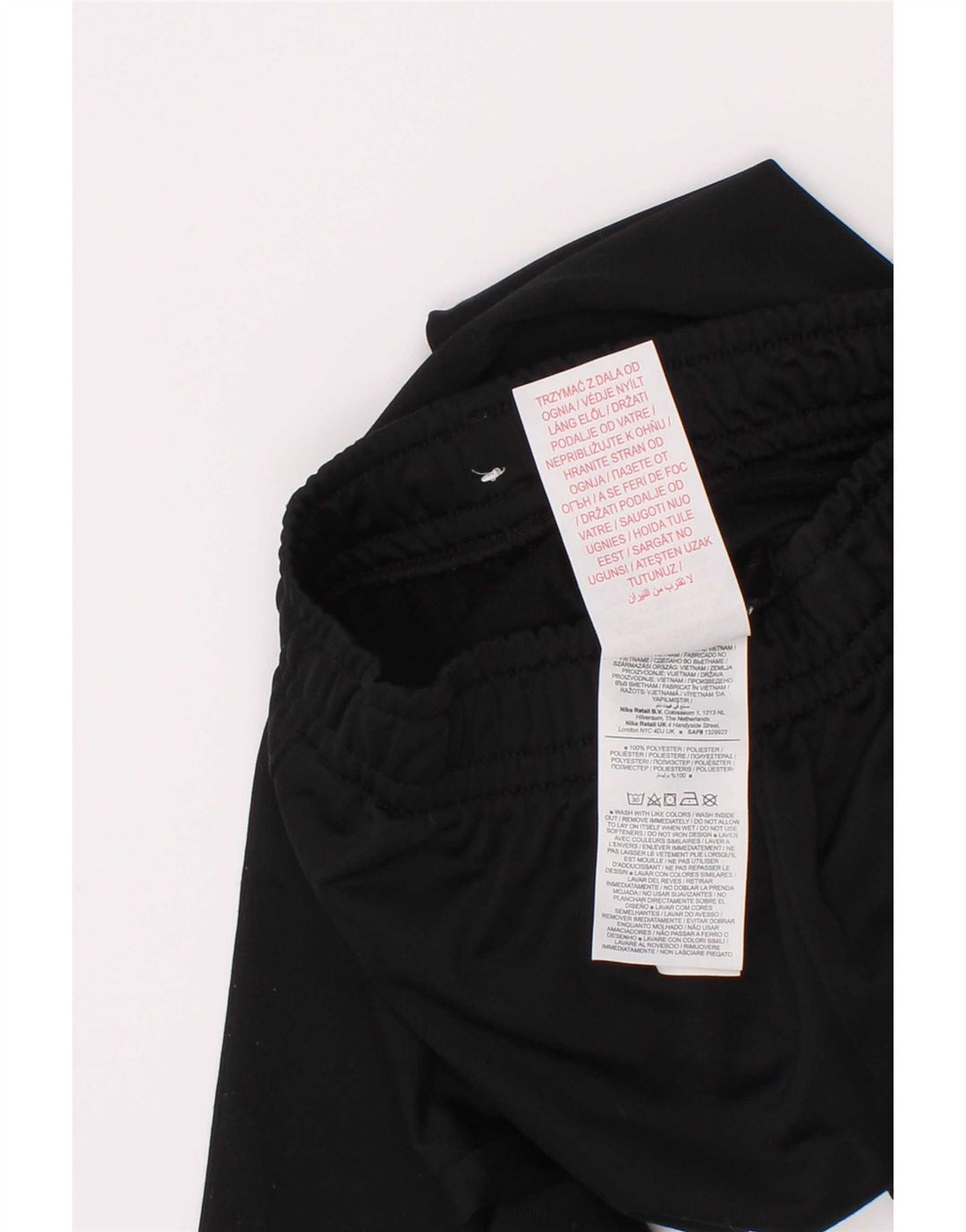 Nike Pantalones de chándal para niño Joggers 6-7 años XS Negro Poliéster