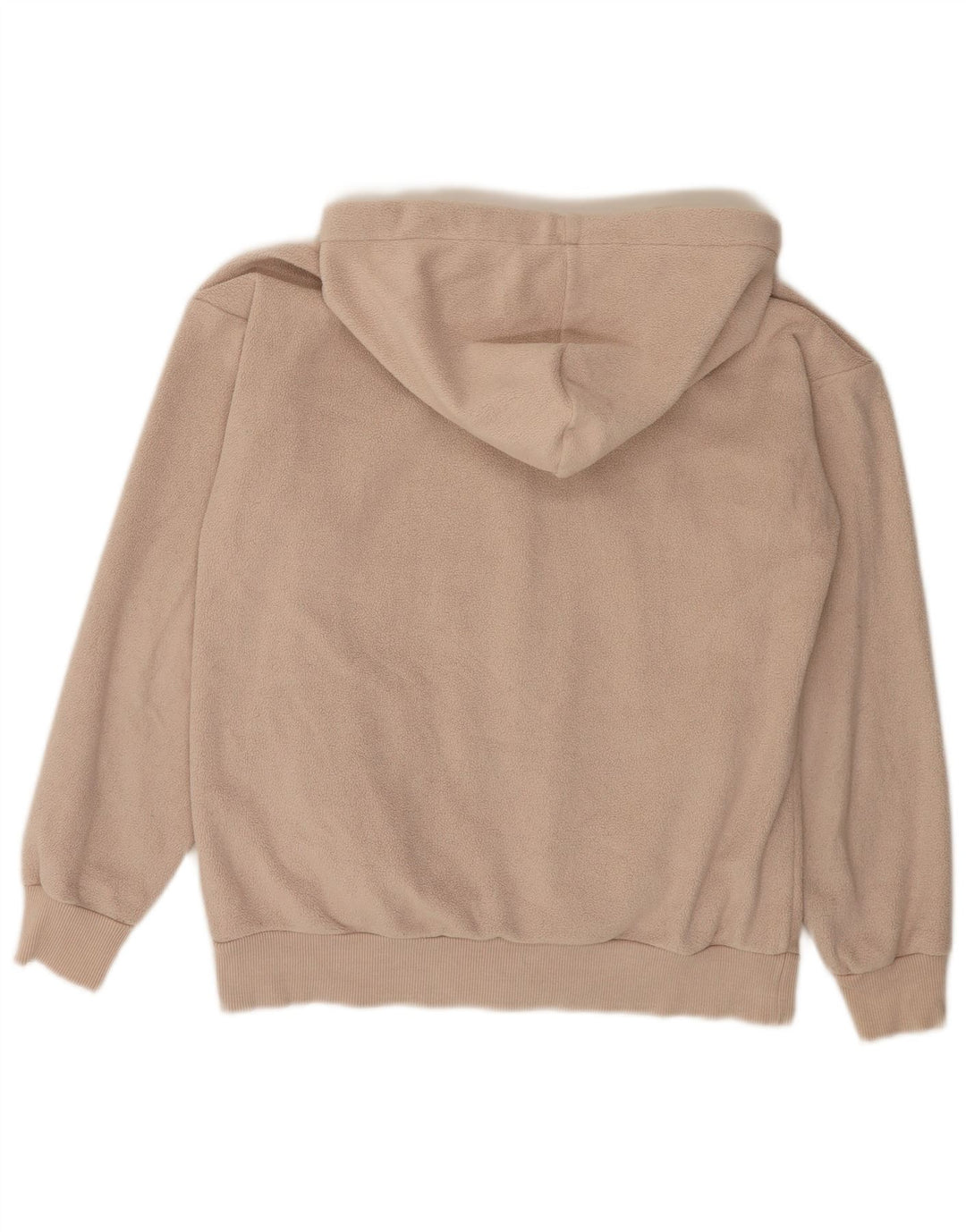CHAMPION Jersey de forro polar con capucha y gráfico para hombre Pequeño Poliéster beige