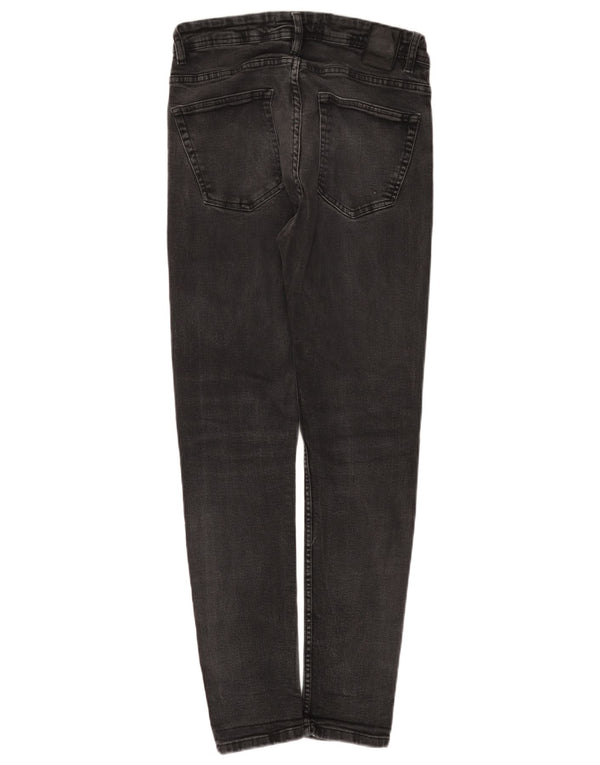Zara Jeans Slim para Mujer EU 42 Large W32 L29 Algodón Negro