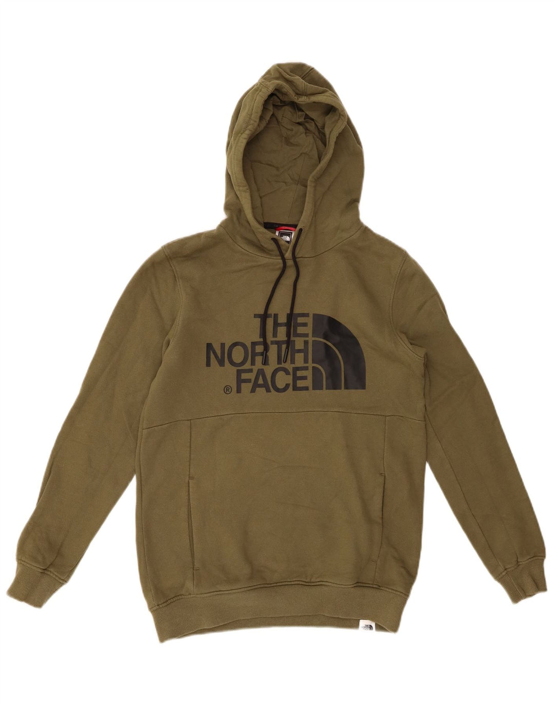 THE NORTH FACE Jersey con capucha gráfico para mujer UK 6 XS Algodón caqui