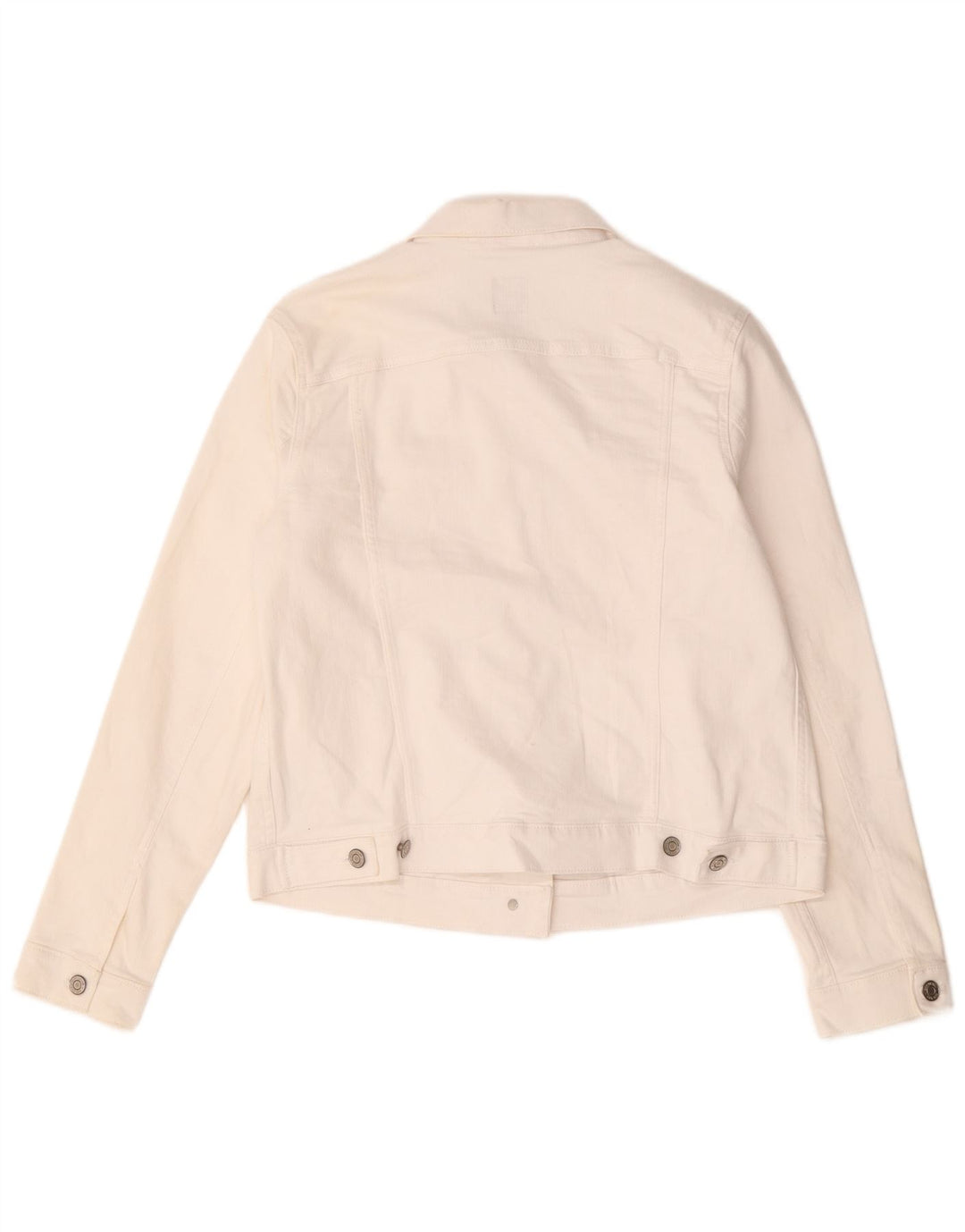 Gap Chaqueta Vaquera para Mujer UK 46 Grande Algodón Blanco