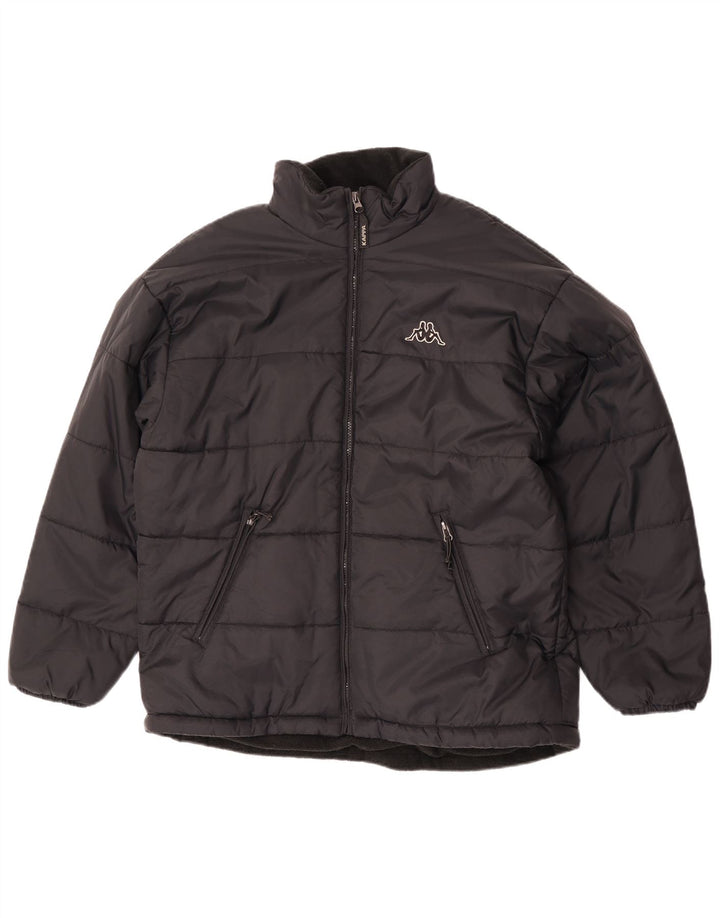 Kappa - Chaqueta acolchada para hombre, talla 40, color negro