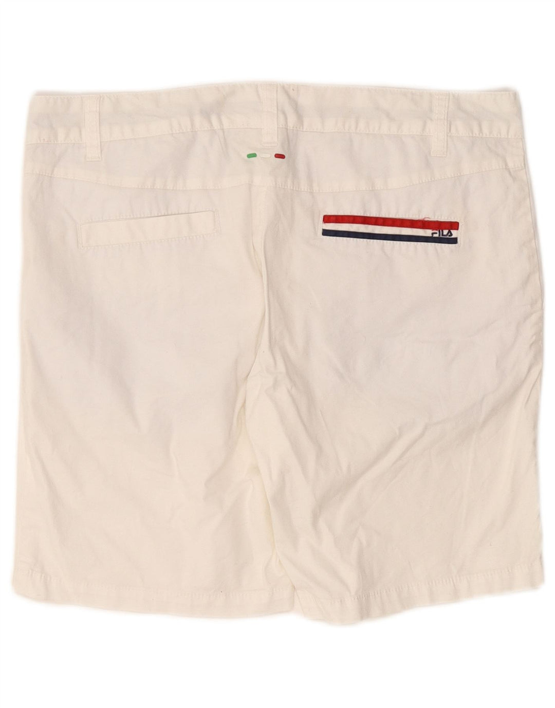 Pantalones cortos chinos Fila para hombre medianos W32 blanco