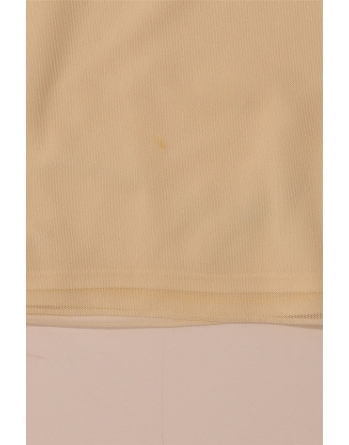 COAST Blusa transparente para mujer Top UK 46 Poliéster amarillo grande