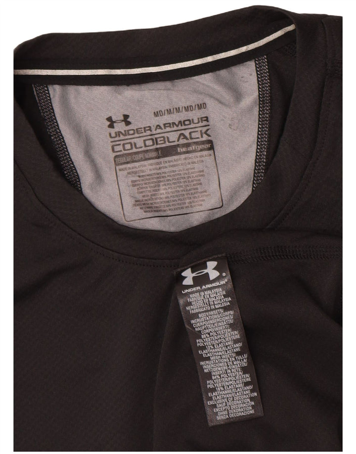 Under Armour Camiseta sin mangas Heat Gear para hombre Poliéster negro mediano