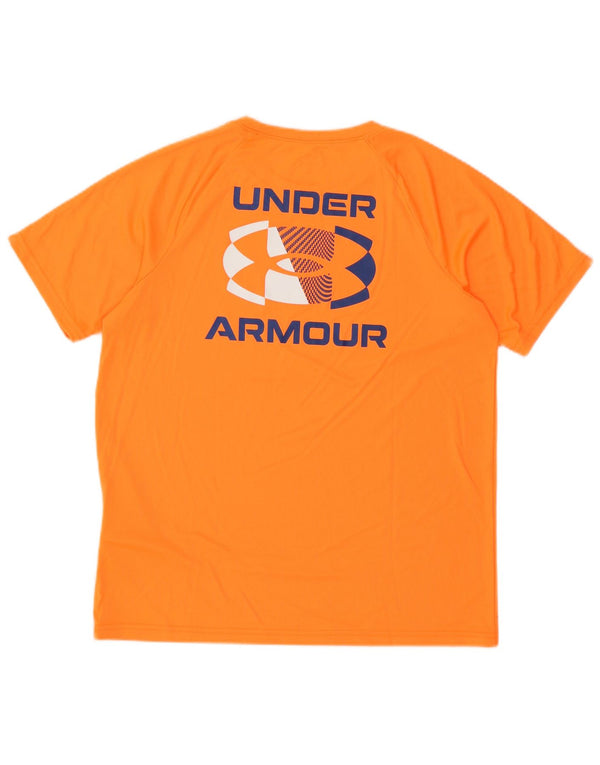 Under Armour Camiseta gráfica para niños 11-12 años Grande Naranja Poliéster