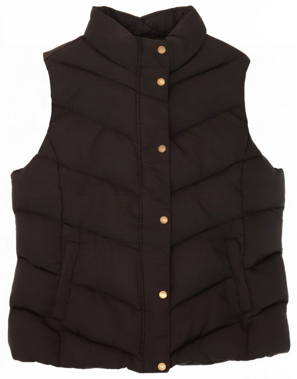 Chaleco acolchado para mujer Gap UK 46 Grande Poliéster negro
