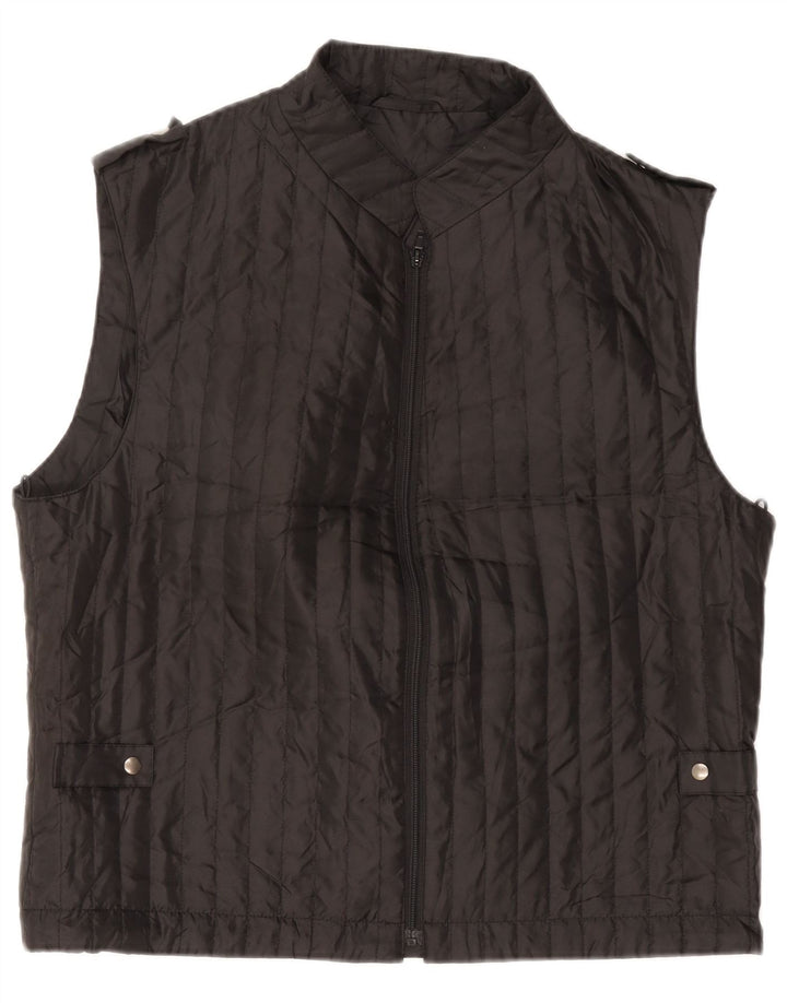 Marks & Spencer Mens Liner Gilet UK 38 Mediano Negro Poliéster