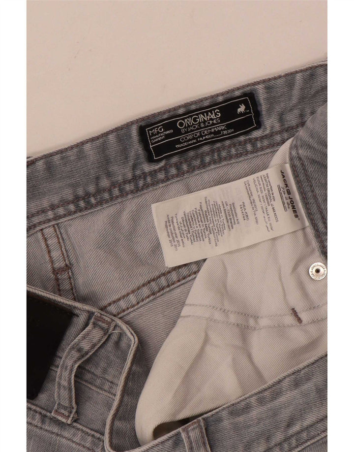 Jack & Jones Tim Slim Jeans para Hombre W30 L34 Algodón Gris