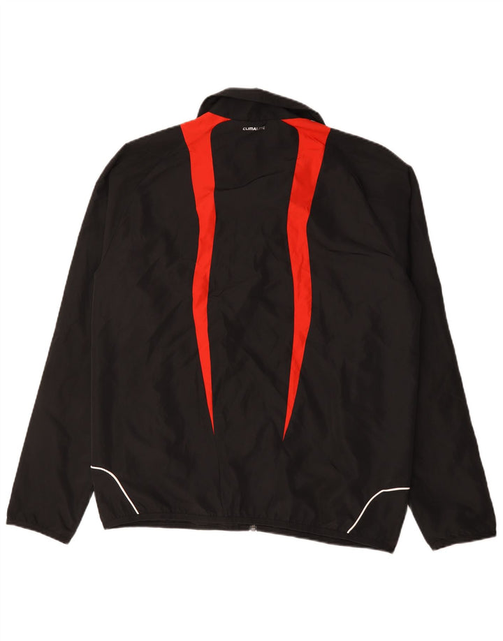 Adidas Mens Climalite Chándal Top Chaqueta Reino Unido 40/42 Mediano Negro