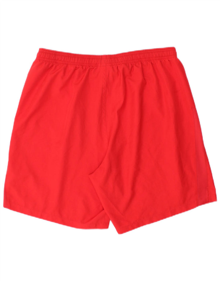 Pantalones cortos deportivos Umbro para hombre poliéster rojo grande