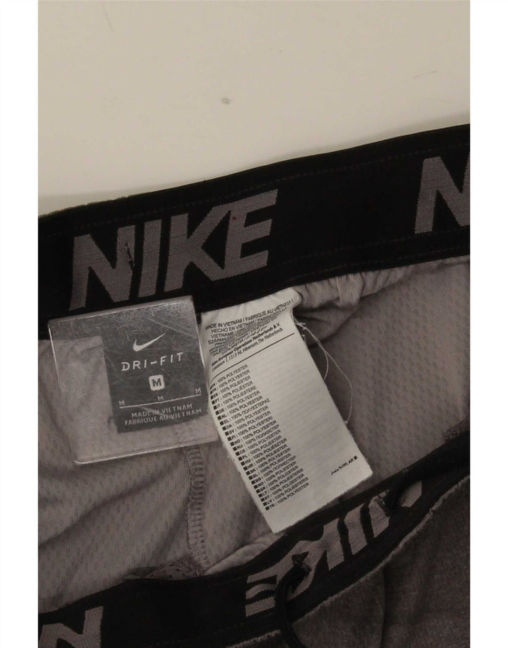 Pantalones cortos deportivos Nike Dri Fit para hombre Poliéster gris medio