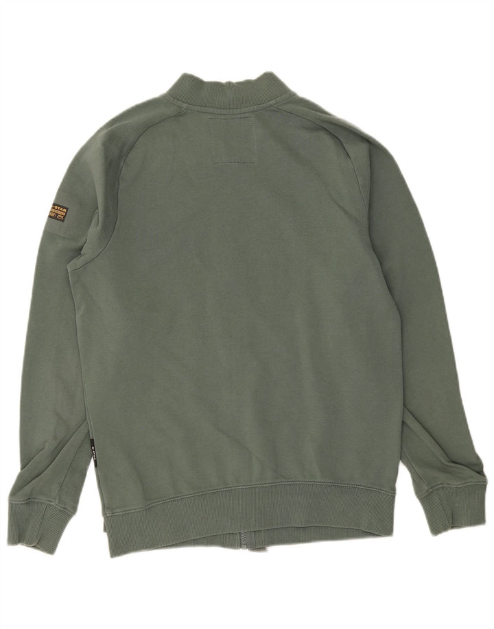 G-Star Hombre Chándal Top Chaqueta Pequeña Algodón Verde