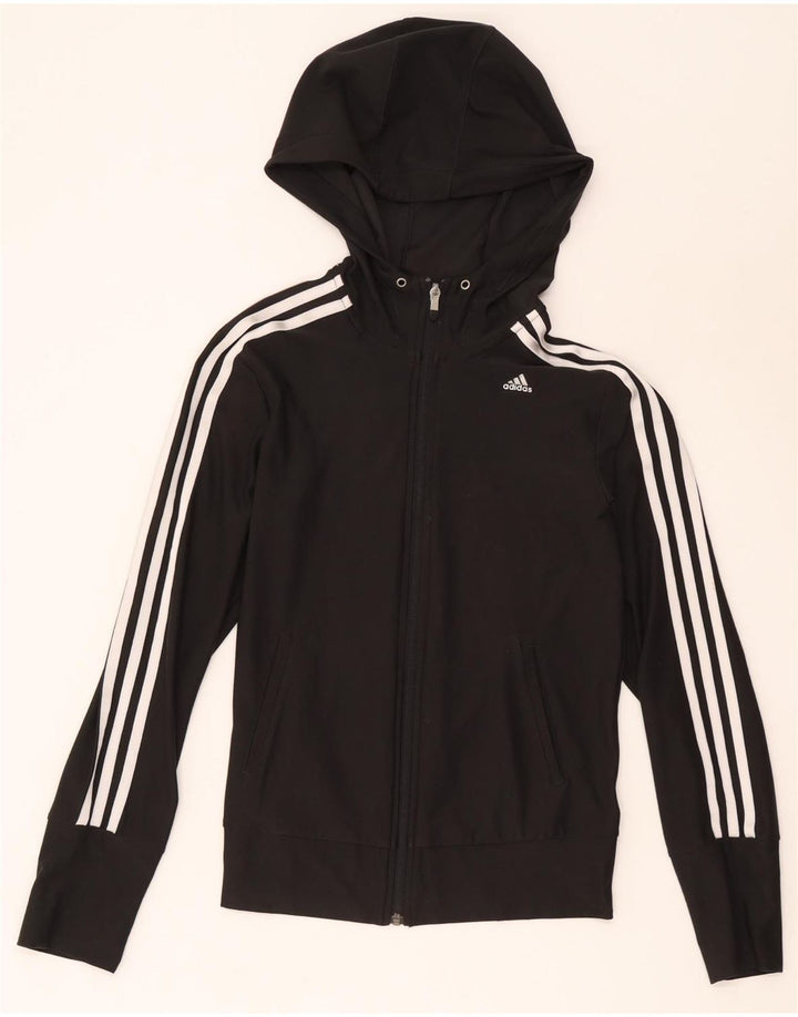 Adidas Mujer Climacool Chándal Top Chaqueta Reino Unido 8/10 Pequeño Negro