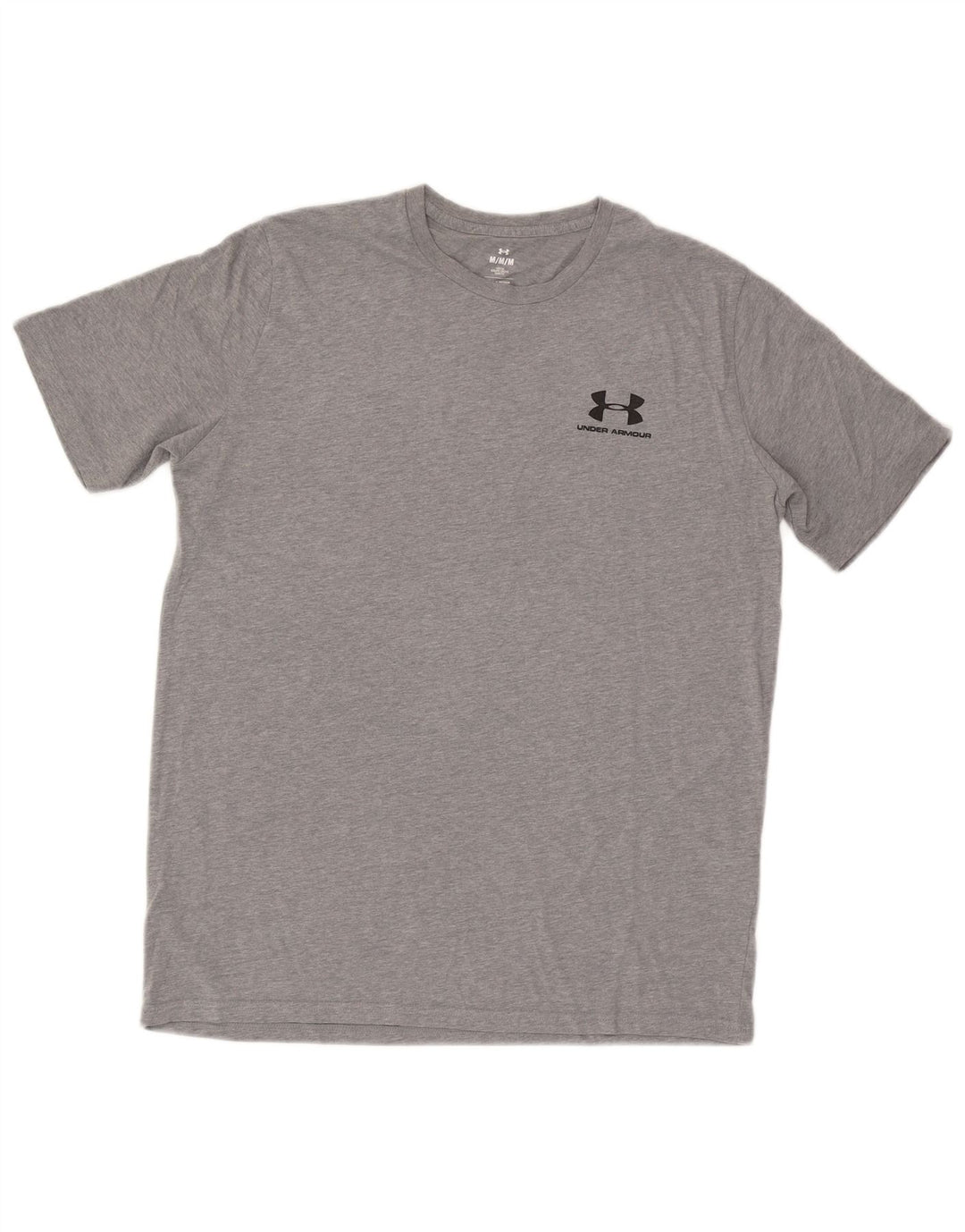 Camiseta Under Armour Hombre Top Algodón Gris Medio
