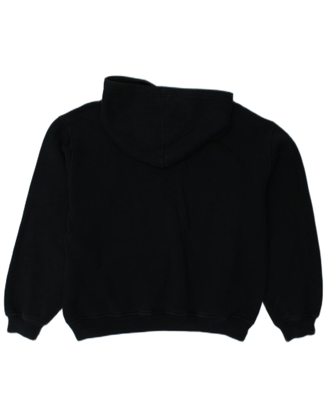 ELLESSE Jersey con capucha gráfica para mujer Reino Unido 40 Grande Algodón azul marino