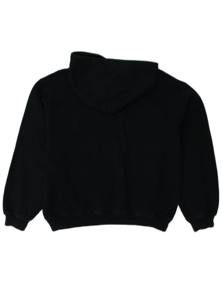 ELLESSE Jersey con capucha gráfica para mujer Reino Unido 40 Grande Algodón azul marino