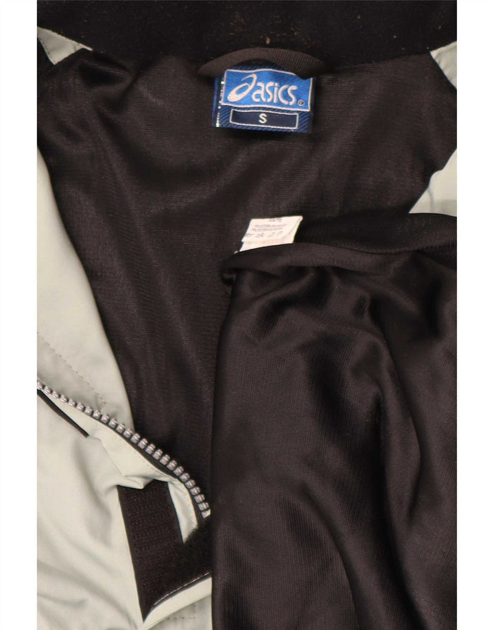 Asics - Chaqueta impermeable para hombre, ajuste holgado, talla 36, poliéster gris pequeño