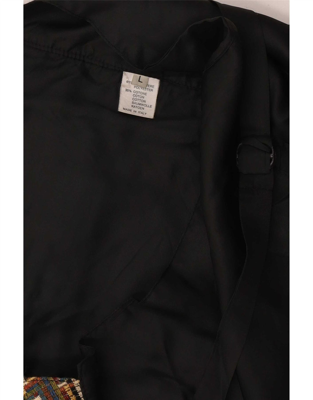 Chaleco vintage para hombre poliéster geométrico marrón grande