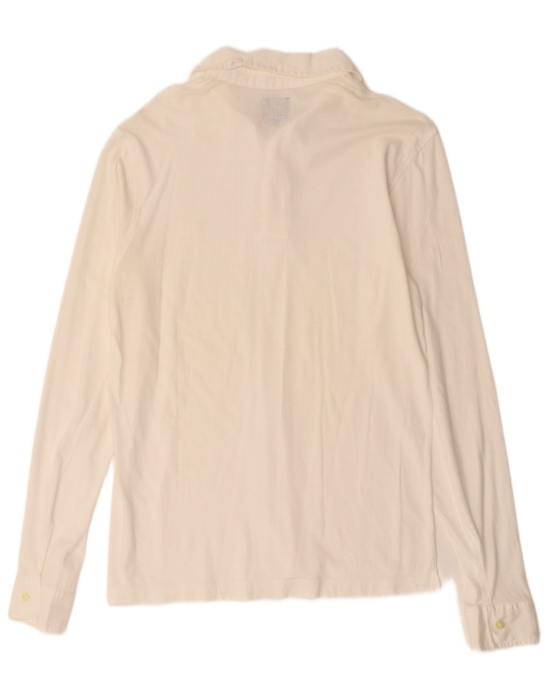 Henry Cottons - Camisa tipo jersey para hombre, talla 40, talla mediana, color blanco