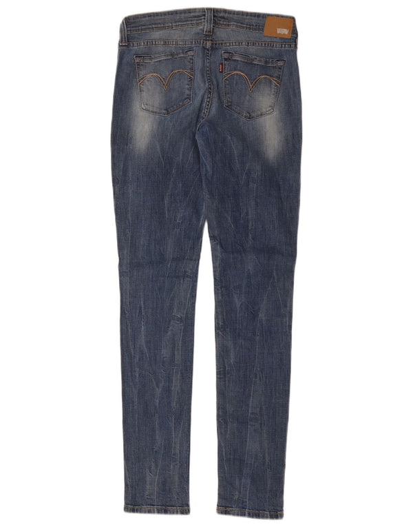 Levi's Jeans ajustados de cintura baja Demi Curve para mujer W29 L34 Algodón azul