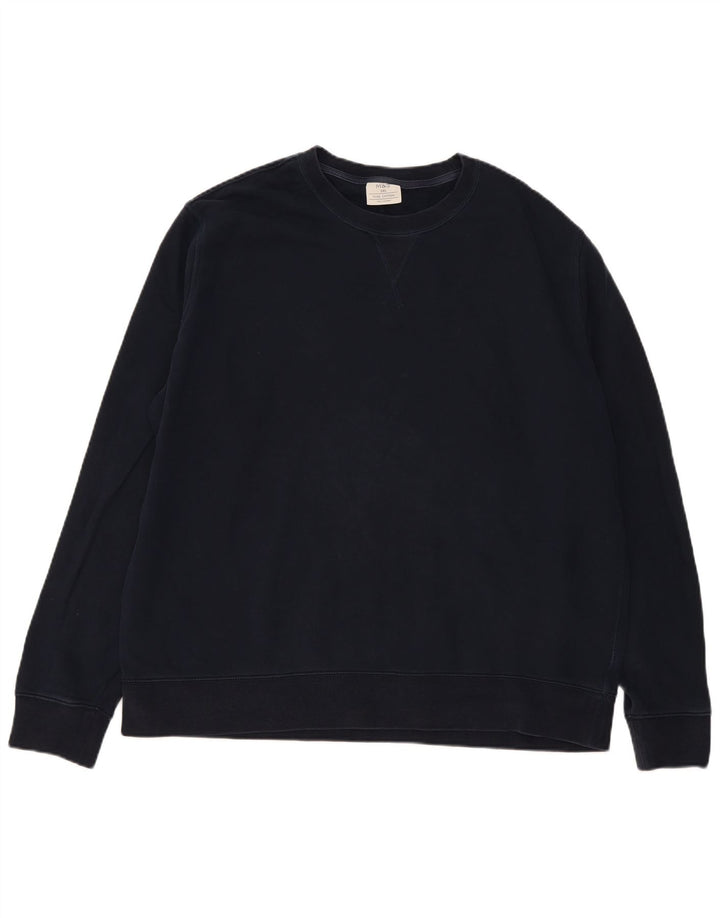 Marks & Spencer - Sudadera de corte regular para hombre, talla 3XL, algodón azul marino