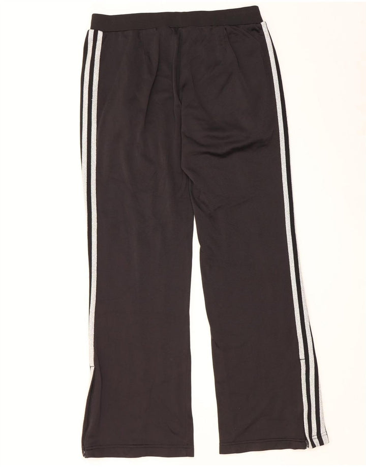 Adidas Pantalón de chándal para mujer IT 46 Large Negro Poliéster