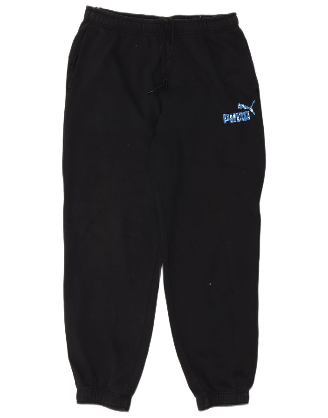 Puma Pantalones De Chándal Para Hombre Joggers Large Negro Algodón