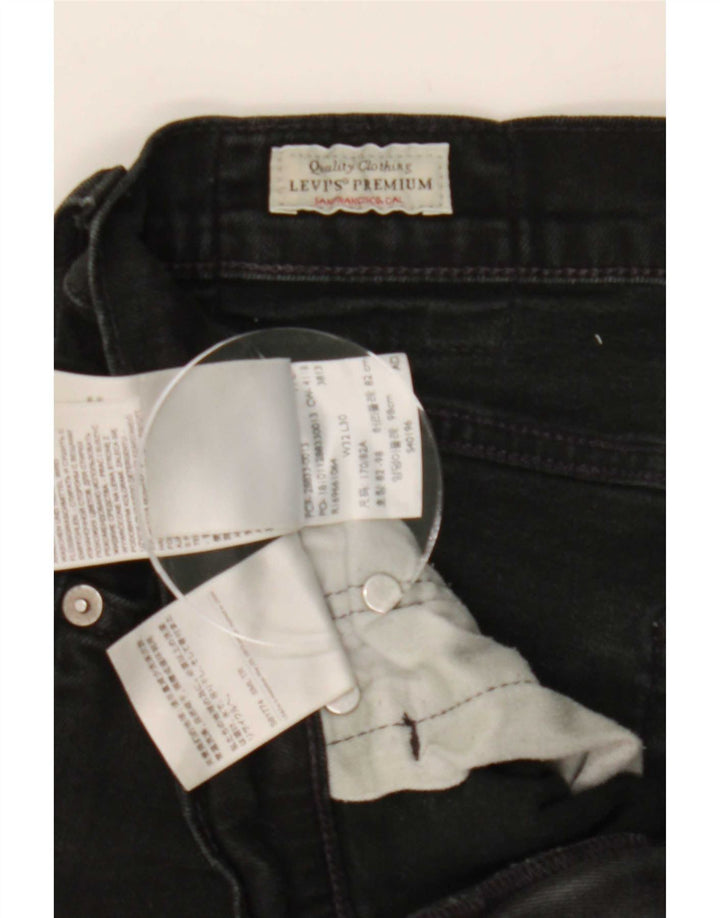 Levi's Vaqueros Slim Mujer W32 L27 Algodón Negro