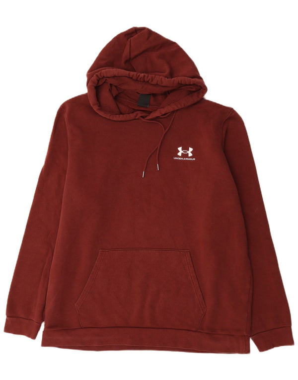 Under Armour Sudadera con capucha para hombre Jumper XL Borgoña Algodón