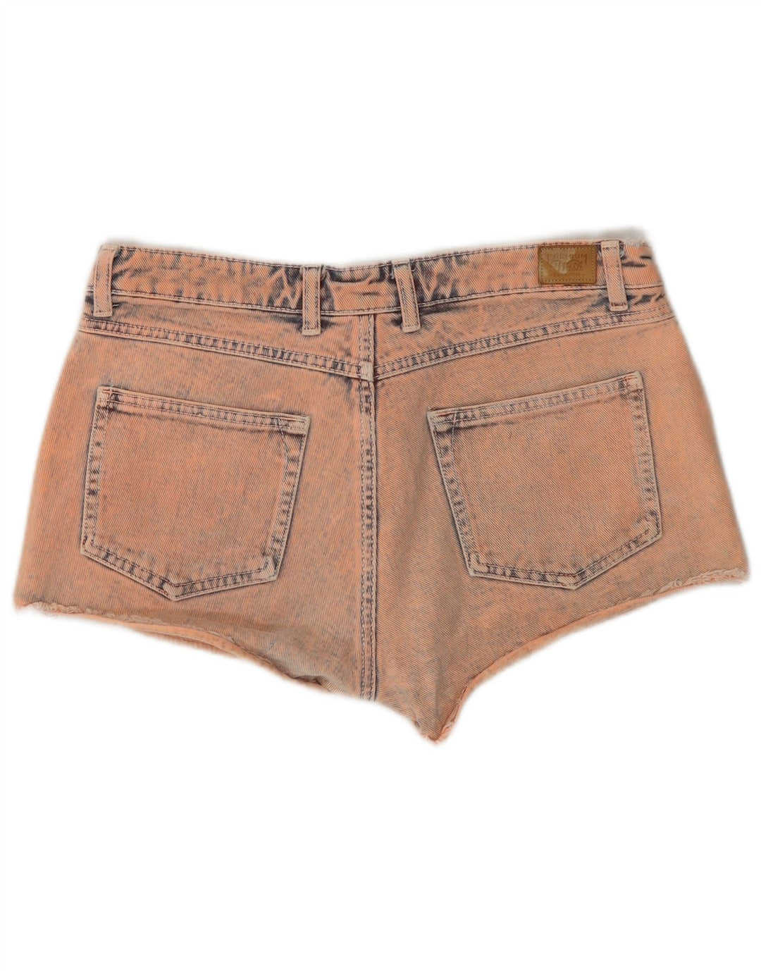 Zara Pantalones cortos desgastados de mezclilla para mujer EU 40 Medium W30 Pink