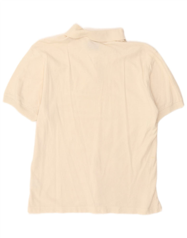 Champion Polo Para Hombre Pequeño De Algodón Blanco Roto