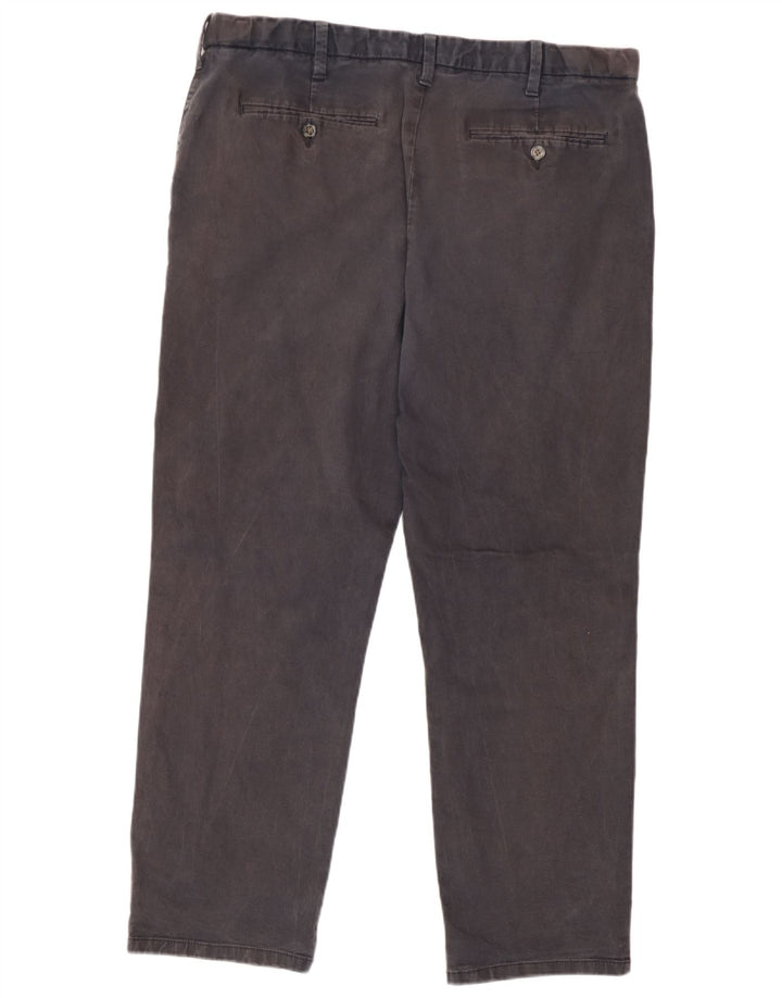 Marks & Spencer Pantalones chinos regulares para hombre W38 L29 Algodón azul marino