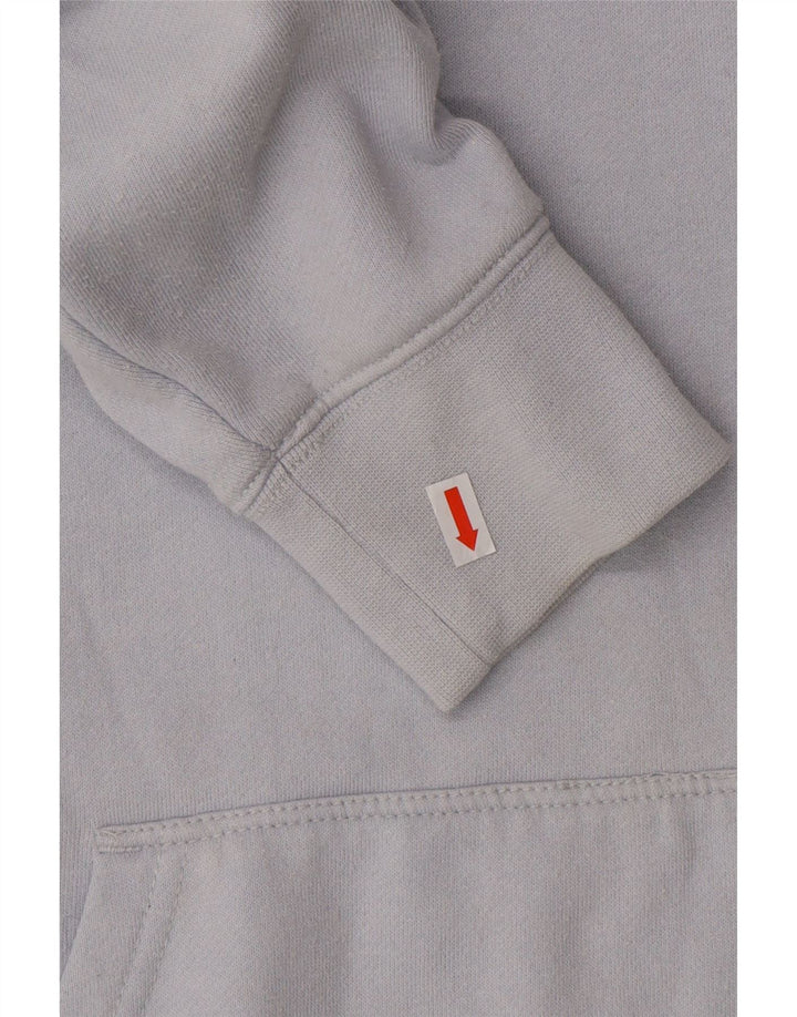 VANS Mens Hoodie Jumper Small Blue Cotton