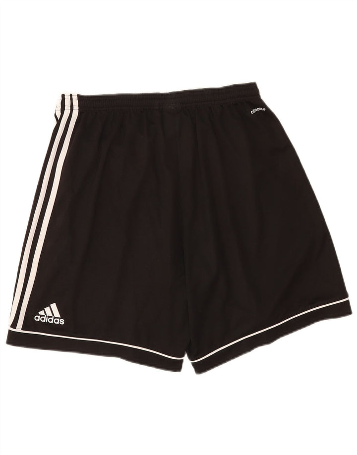 Adidas Mens Climalite Sport Shorts Grande Negro Poliéster
