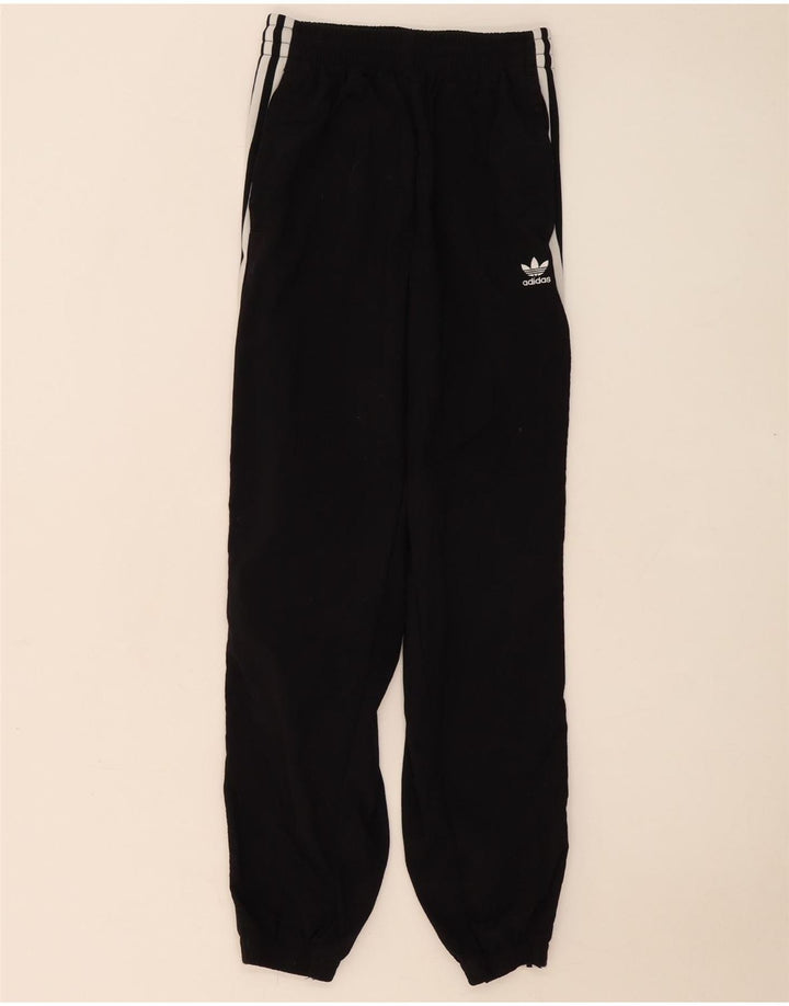 Adidas Mujer Chándal Pantalones Joggers UK 8 Pequeño Negro Poliéster
