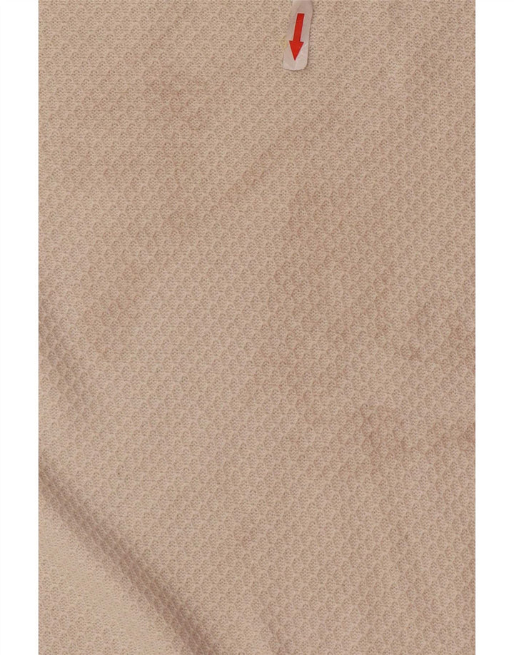 Zara Hombre Jersey De Cuello Redondo Jersey Pequeño Beige