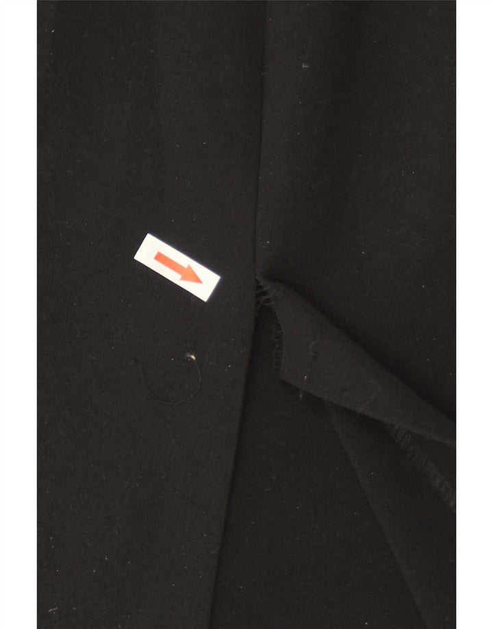 Zara Mujer Vestido Vaina ES 40 XL Poliéster Negro