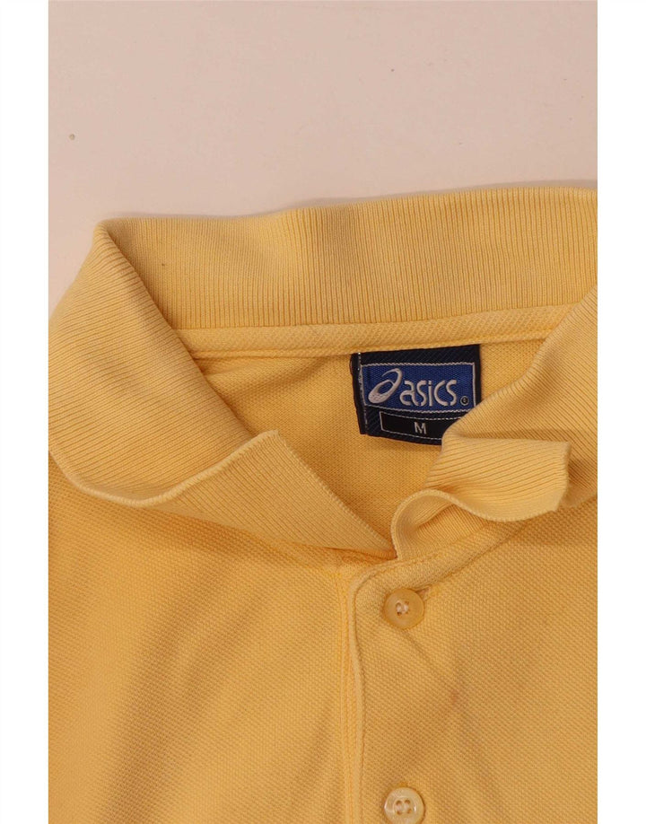 Polo Asics Hombre Algodón Amarillo Medio